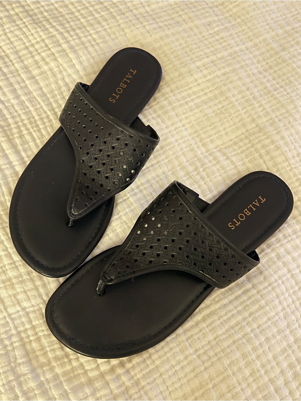 Talbots Black Sandals
